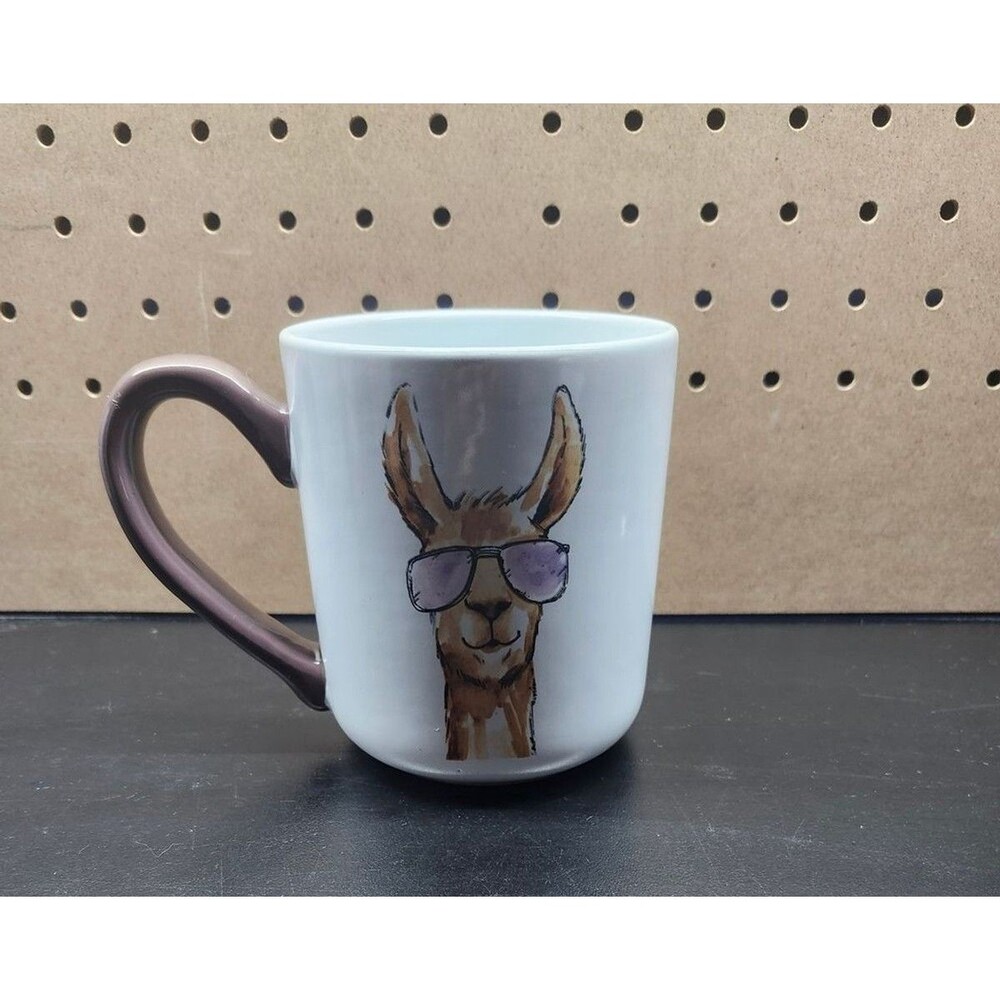 Sheffield Home "Save The Drama For Your Llama" Double Sided Ceramic Coffee Mug